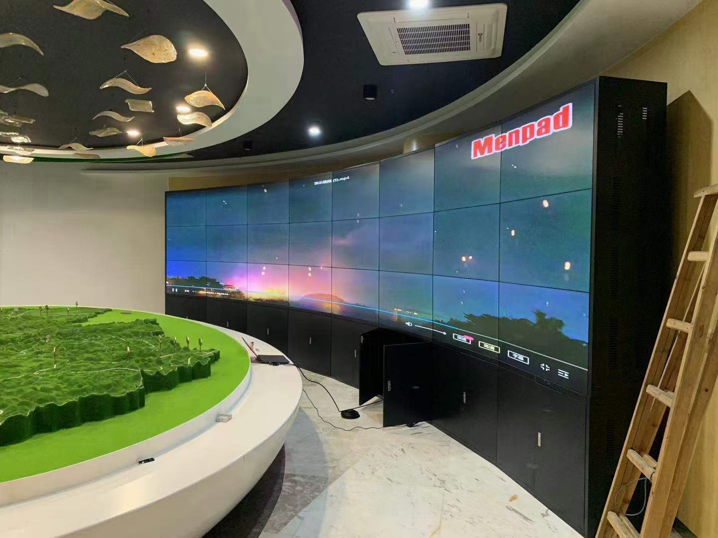 文安拼接屏安装案例展示